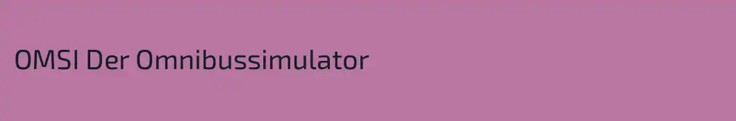 OMSI Der Omnibussimulator